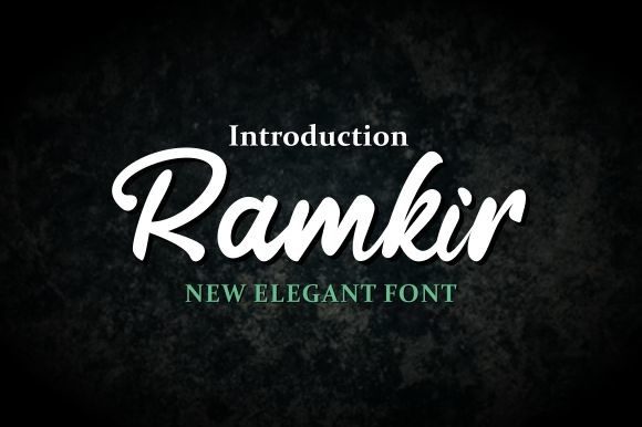 Ramkir Script & Handwritten Font By qrdesignstd