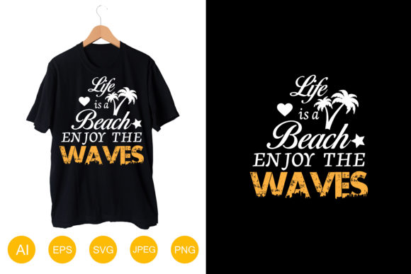 Beach T-shirt Design 43 Gráfico Diseños de Camisetas Por Designer Mohesenur 64