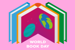 Happy World Book Day Background Grafika Ilustracje do Druku Przez 2qnah