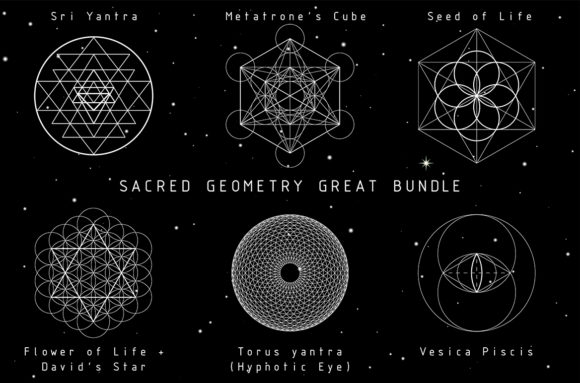 Sacred Geometry Great Bundle   Graphic Illustrations By Maddy's Art & Mockups