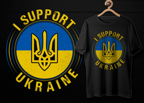 I Support Ukraine Graphic T-shirt Designs By tshirtindustry1162