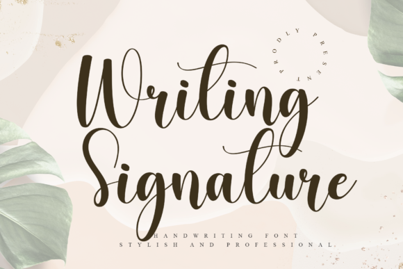 Writing Signature Fuentes Caligráficas Fuente Por Creatype Designer