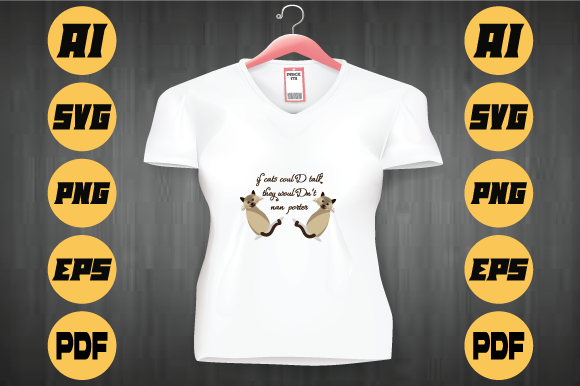 Cats T-Shirt Design 166 Gráfico Diseños de Camisetas Por graphic designer