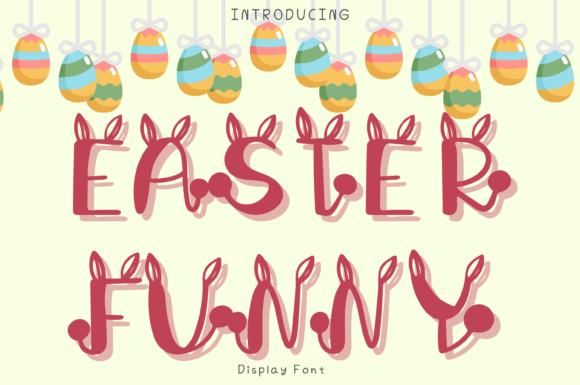 Easter Funny Style Display Font By AchiArt