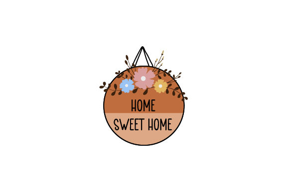 Home Sweet Home Doors Signs Plik rękodzieła do wycinania Przez Creative Fabrica Crafts