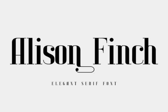 Alison Finch Serif Font By fontkong