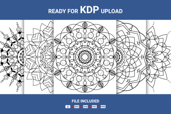 Mandala Coloring Book Kdp Interior Graphic KDP Interiors By Sonali Sathi