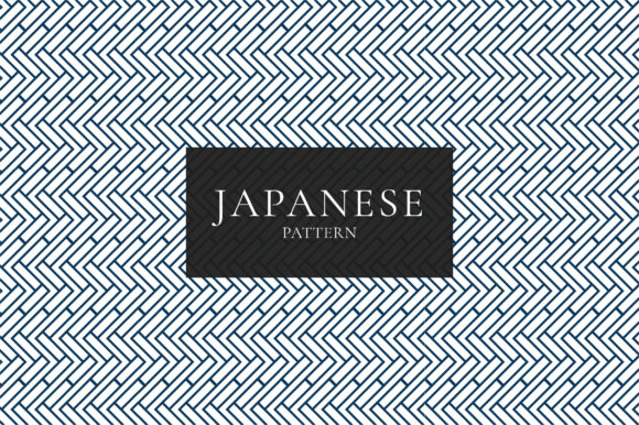 Japanese Seamless Pattern Design Grafika Papierowe Wzory Przez Abu Ashik