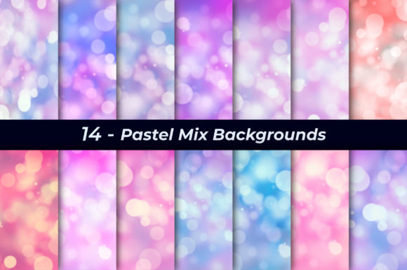 Pastel Mix Backgrounds Graphic Backgrounds By Shahed_arts