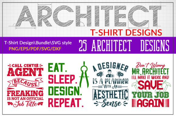 Architect SVG Design Bundle Vol- 2 Afbeelding Crafts Door GraphicMind