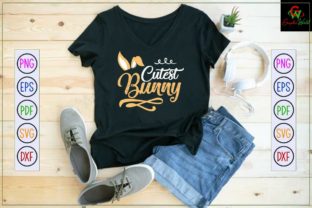 Cutest Bunny Svg T Shirt Design Gráfico Manualidades Por GraphicWorld 2