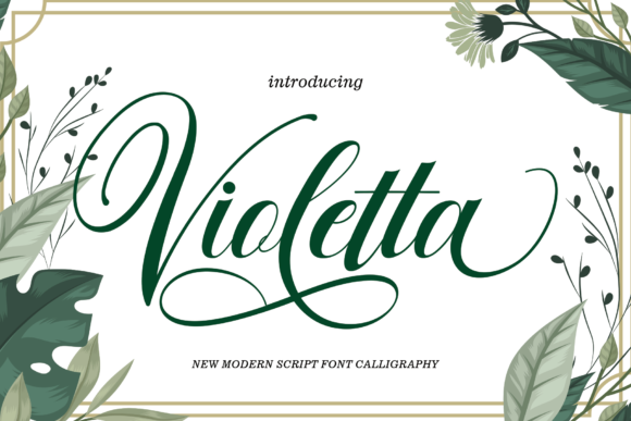 Violetta Script & Handwritten Font By MYdesign