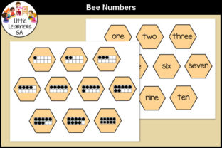 Bees Number Sense Activity Graphic PreK By Aisne's Educlips 4