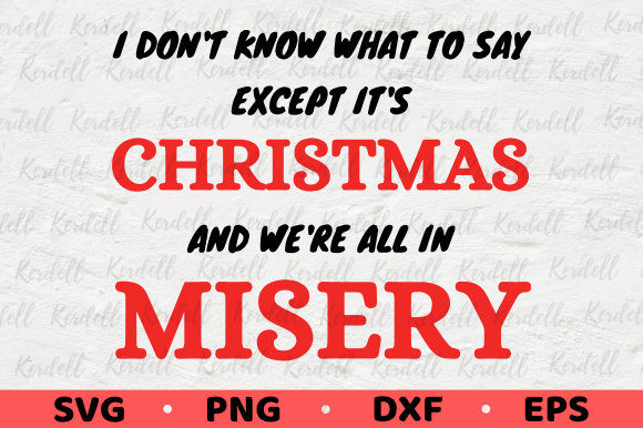 It's Christmas and We're All in Misery Graphic Illustrations By Kerdell