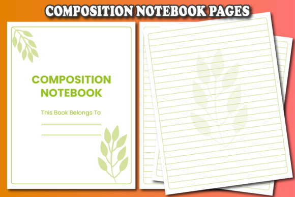 Composition Notebook-KDP INTERIOR Graphic KDP Interiors By Rx Designer