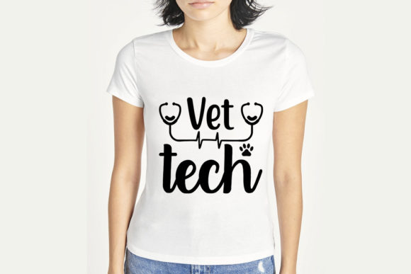 Occupation and Job Svg Design, Vet Tech Graphic T-shirt Designs By MB Graphics