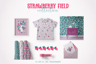 Strawberry Field Collection Illustration Illustrations Imprimables Par Mona Ahmed 6
