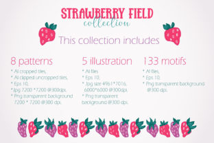 Strawberry Field Collection Illustration Illustrations Imprimables Par Mona Ahmed 8