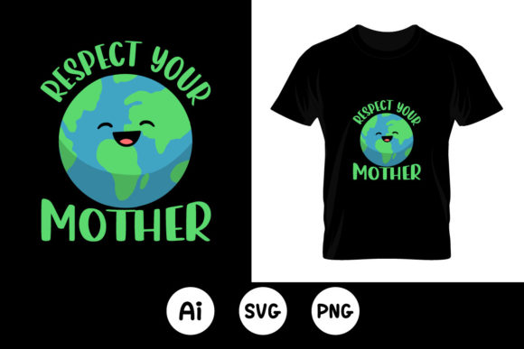 Earth Day T Shirt Design Gráfico Diseños de Camisetas Por JantoManto