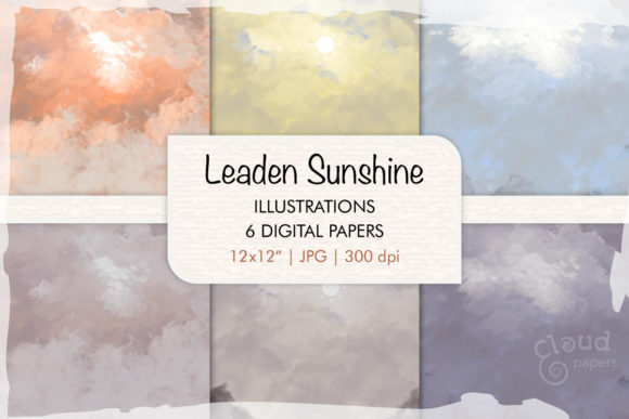 Leaden Sunshine Background Illustrations Graphic Backgrounds By cloudpapersCP