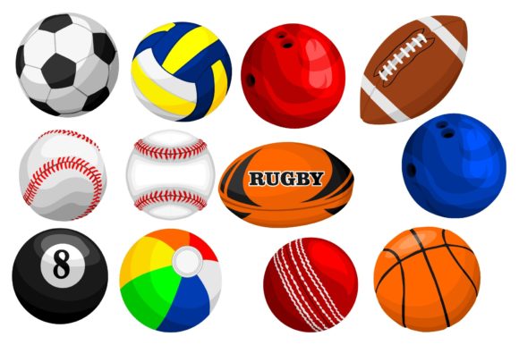 Set of Sport Balls Graphic Crafts By Arief Sapta Adjie