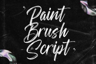 Paint Brush Script Script & Handwritten Font By Sigit Dwipa 1