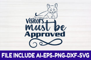 Cat SVG Design, Visitors Must Be Approve Grafica Creazioni Di Moslem Graphics
