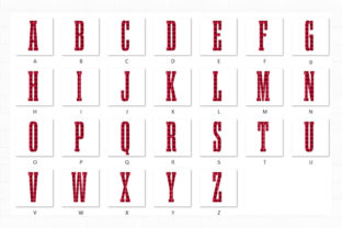 Christmas Alphabet Buffalo Plaid Fonts Graphic Illustrations By paepaeshop168 2