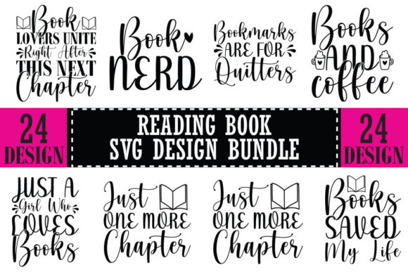Reading Book Quotes Designs Bundle Graphic Crafts By Pr Store