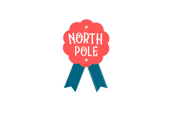 North Pole Badge Christmas Craft Cut File By Creative Fabrica Crafts