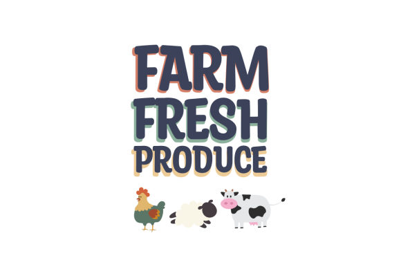 Farm Fresh Produce Farm & Country Craft Cut File By Creative Fabrica Crafts