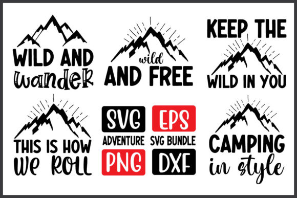 Adventure Svg Bundle Graphic Print Templates By Summer.design