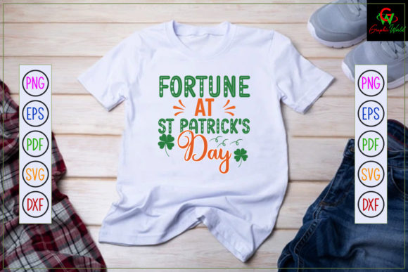 Fortune at ST Patrick's Day Quote Graphic Crafts By GraphicWorld