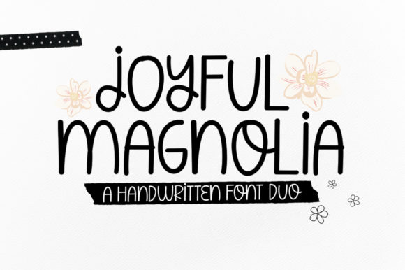 Joyful Magnolia Duo Fontes Script Fonte Por Youngtype
