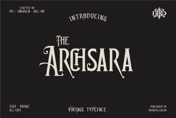Achsara Blackletter Font By Burntilldead