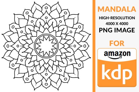 Mandala 45 Graphic Coloring Pages & Books Adults By Design House