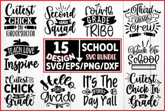 School SVG Bundle Graphic Crafts By Graphics House