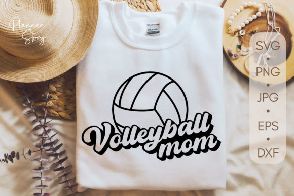 Volleyball Mom Graphic Crafts By plannerstoryshop