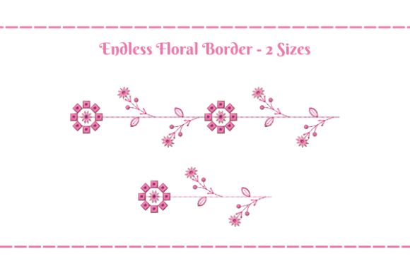 Delicate Border Borders Embroidery Design By Sangitha GT