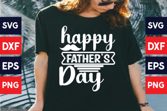 Happy Father's Day Svg-Fathers Day Svg Grafik Druck-Vorlagen Von kingsir054