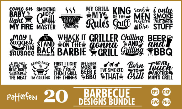 Barbecue Master SVG Bundle, Grill SVG Graphic Crafts By PatternFeed