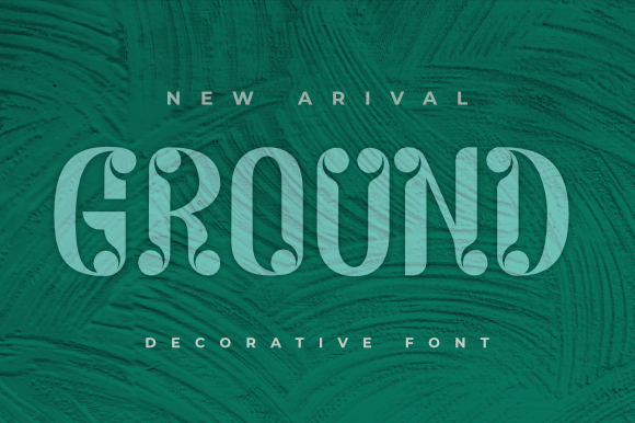 Ground Display Fonts Font Door LittleWind Studio
