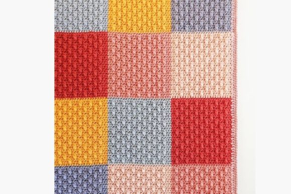 Happy Blocks Blanket Graphic Crochet Patterns By createdbycarolien