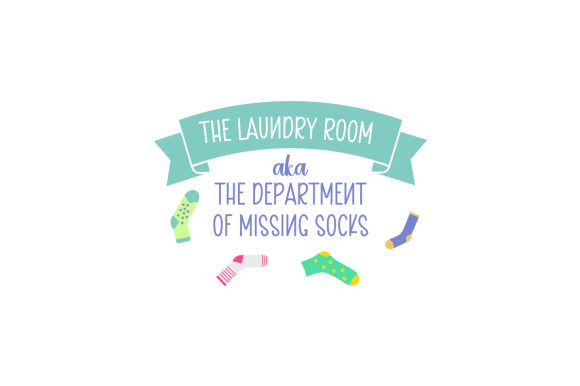 The Laundry Room AKA the Department of Missing Socks Laundry Room Arquivo de corte de artesanato Por Creative Fabrica Crafts