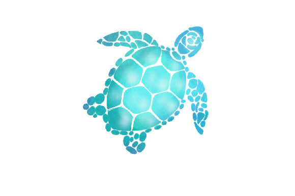 Watercolor Turtle Animals File creazione per il taglio Di Creative Fabrica Crafts
