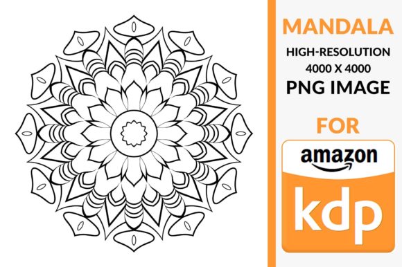 Mandala 58 Graphic Coloring Pages & Books Adults By Design House