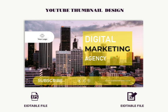YouTube Thumbnail Design Template Graphic Graphic Templates By Creative Taslim