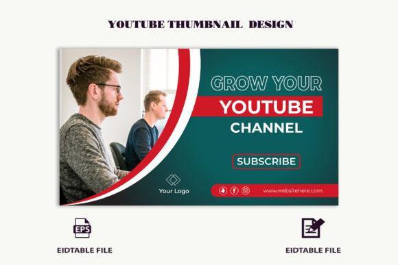 YouTube Thumbnail Graphic Graphic Templates By Creative Taslim