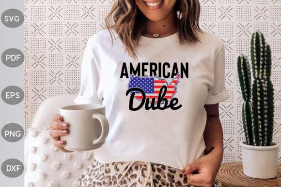 American Dube Svg Design Graphic T-shirt Designs By Apon Design Store