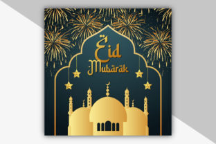 Eid Mubarak Social Media Post Template Graphic Web Elements By hanifsarker66